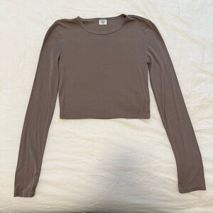 Sunday Best Long Sleeve Crop Top